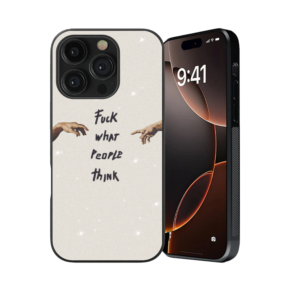 "Unbothered. Unapologetic." (Glass Case)