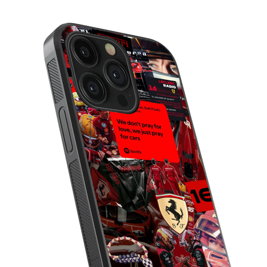 Pray for Cars – Ferrari F1 Edition (Glass Case)