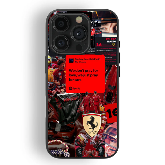 Pray for Cars – Ferrari F1 Edition (Glass Case)