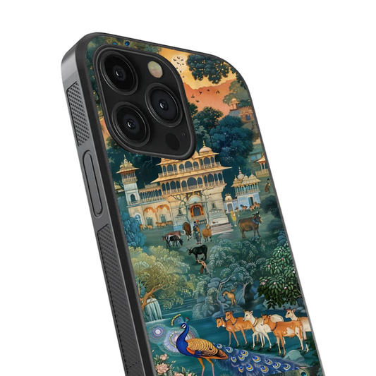 Royal Vrindavan – Sacred Sanctuary (Glass Case)