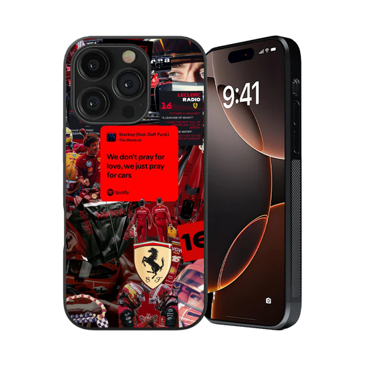 Pray for Cars – Ferrari F1 Edition (Glass Case)