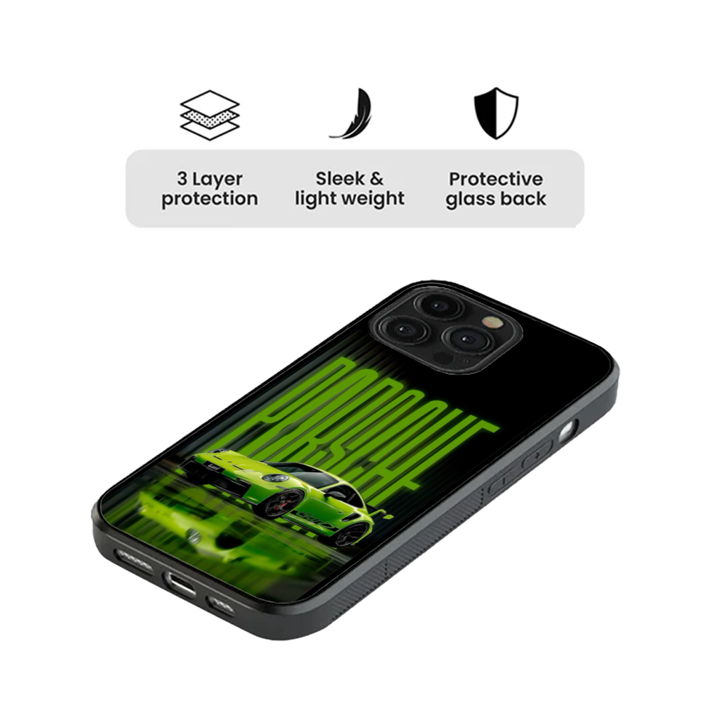 Porsche – Neon Instinct (Glass Case)