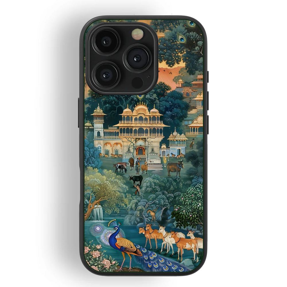 Royal Vrindavan – Sacred Sanctuary (Glass Case)