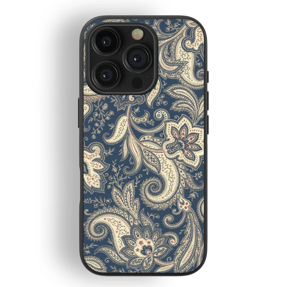 Indigo Heritage – Royal Paisley (Glass Case)