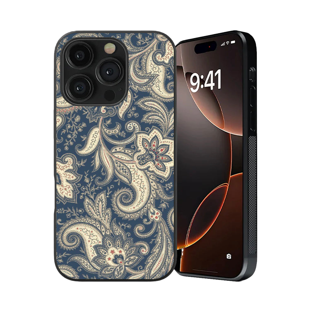 Indigo Heritage – Royal Paisley (Glass Case)