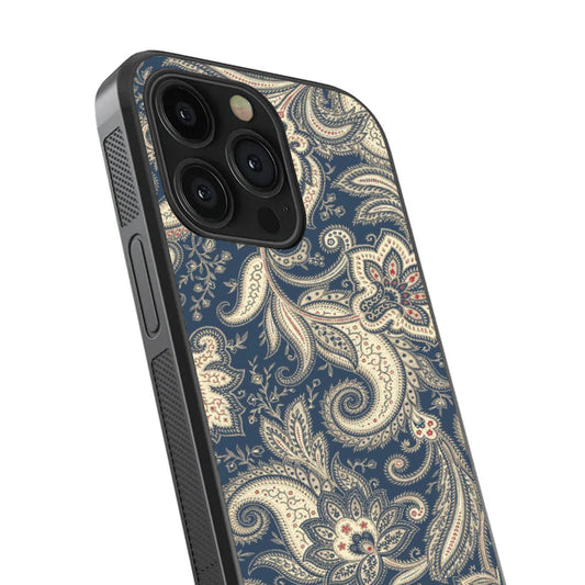 Indigo Heritage – Royal Paisley (Glass Case)