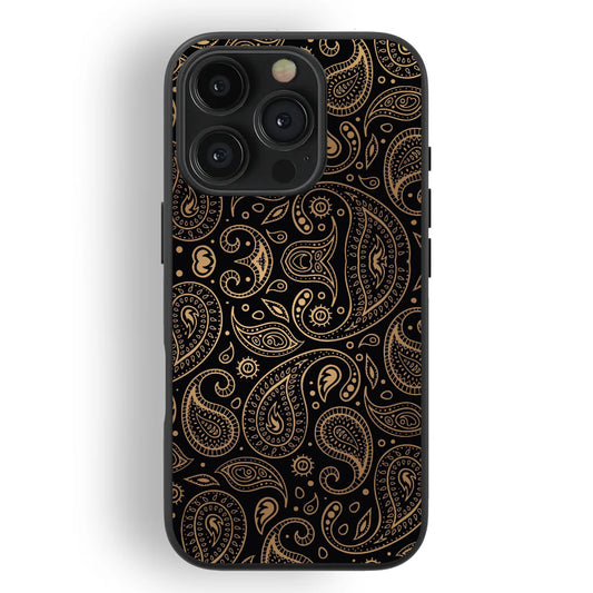 Royal Contour – Gold Paisley (Glass Case)