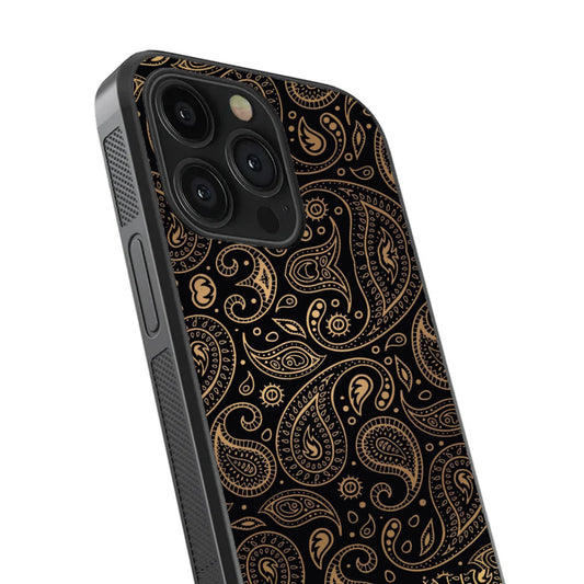 Royal Contour – Gold Paisley (Glass Case)