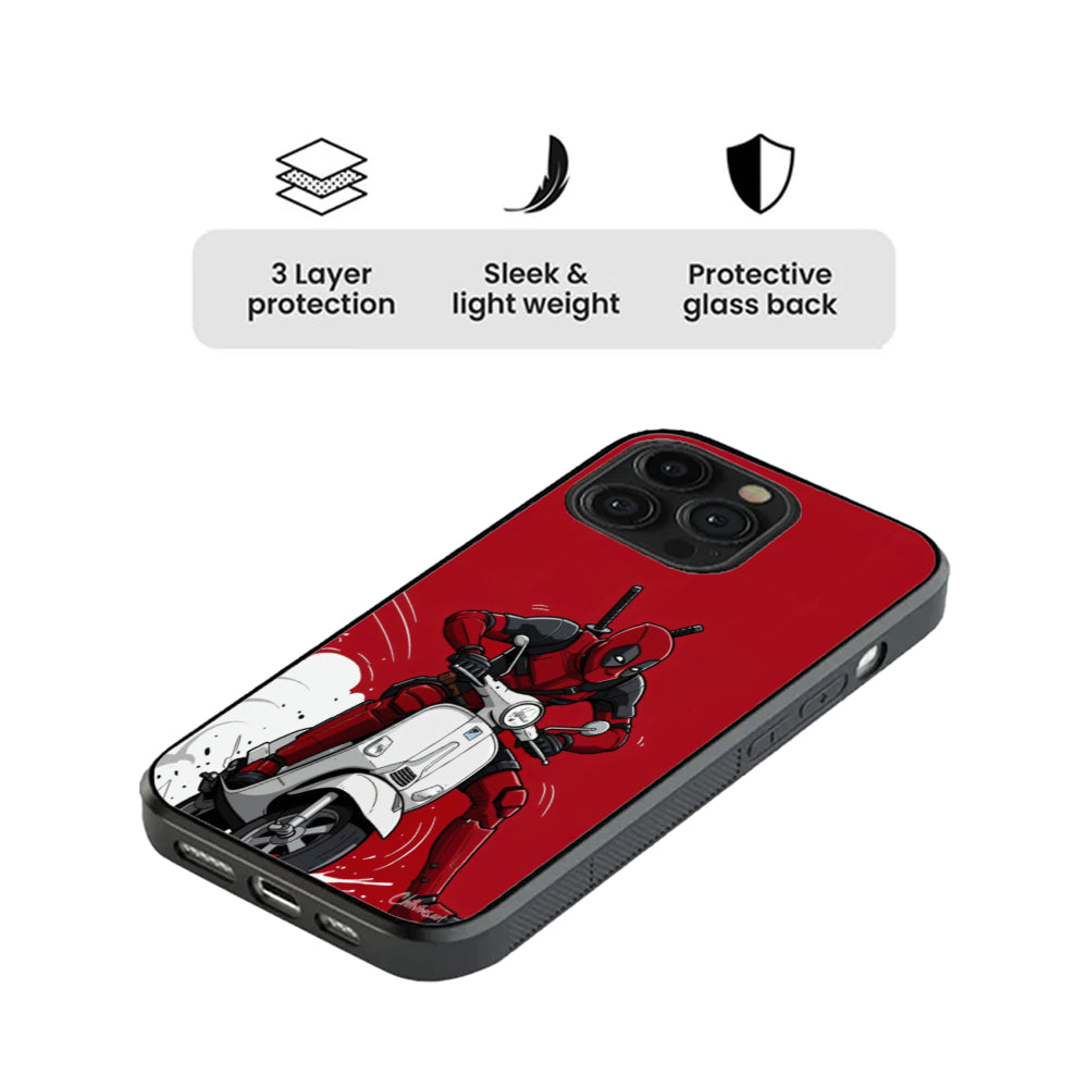 Deadpool – Red Rider (Glass Case)
