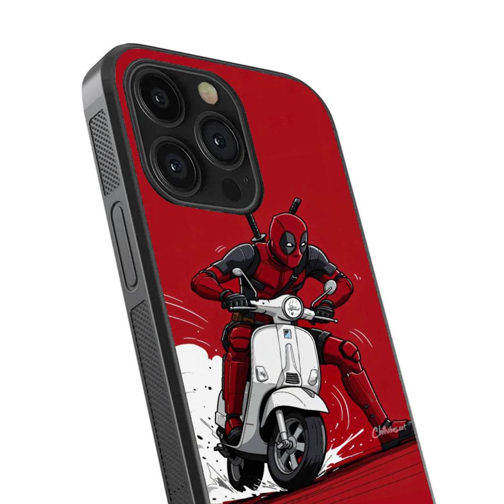 Deadpool – Red Rider (Glass Case)