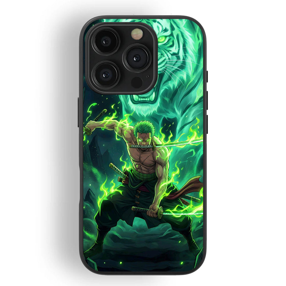 Zoro – Emerald Tiger Spirit (Glass Case)